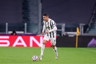 Torino, İtalya. 22 Aralık 2020. Juventus Fc takımından Cristiano Ronaldo UEFA Şampiyonlar Ligi G Grubu karşılaşmasında Juventus FC ve Dinamo Kyiv arasında oynanan karşılaşmada.
