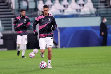 Torino, İtalya. 22 Aralık 2020. Juventus Fc takımından Cristiano Ronaldo UEFA Şampiyonlar Ligi G Grubu karşılaşmasında Juventus FC ve Dinamo Kyiv arasında oynanan karşılaşmada.
