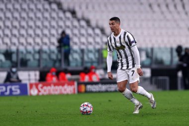 Torino, İtalya. 22 Aralık 2020. Juventus Fc takımından Cristiano Ronaldo UEFA Şampiyonlar Ligi G Grubu karşılaşmasında Juventus FC ve Dinamo Kyiv arasında oynanan karşılaşmada.