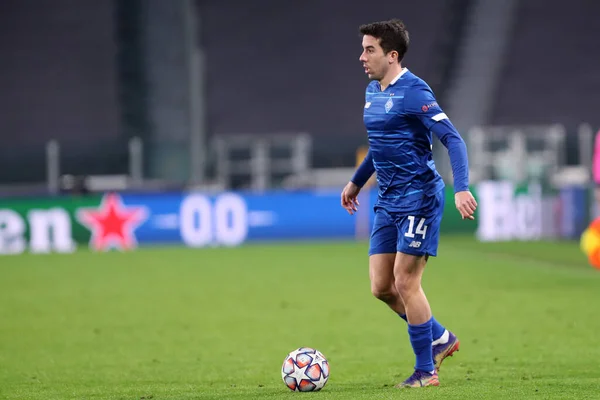 Turin Italien Dezember 2020 Carlos Pena Von Dinamo Kiew Während — Stockfoto