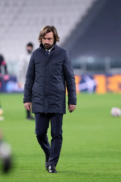 Τορίνο Ιταλία 02Η Δεκεμβρίου 2020 Andrea Pirlo Επικεφαλής Προπονητής Της — Φωτογραφία Αρχείου