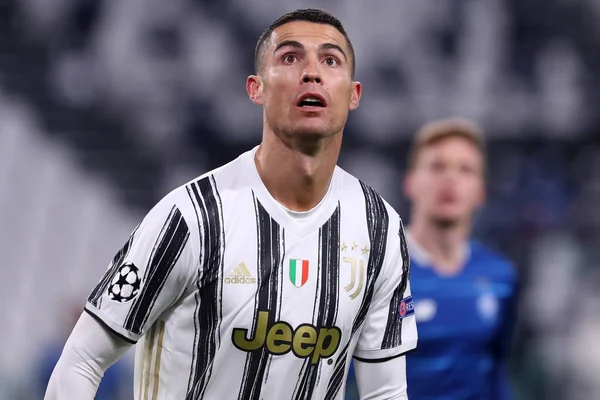 Torino Italia Diciembre 2020 Cristiano Ronaldo Juventus Durante Partido Del — Foto de Stock