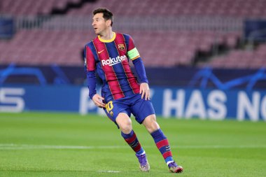 Fc Barcelona 'dan Lionel Messi UEFA Şampiyonlar Ligi G Grubu karşılaşmasında Fc Barcelona ve Juventus Fc..