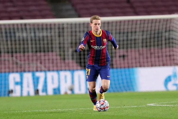 Fc Barcelona 'dan Frenkie de Jong UEFA Şampiyonlar Ligi G Grubu karşılaşmasında Fc Barcelona ve Juventus Fc..