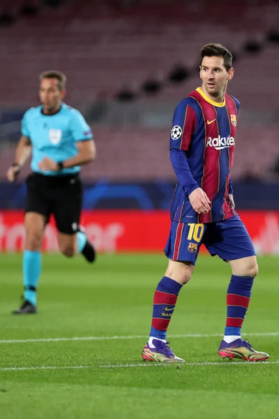 Lionel Messi Från Barcelona Uefa Champions League Grupp Match Mellan — Stockfoto