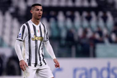 Torino, 22 Aralık 2020. Juventus Fc takımından Cristiano Ronaldo, Juventus Fc ve Acf Fiorentina arasındaki A serisi maçında 
