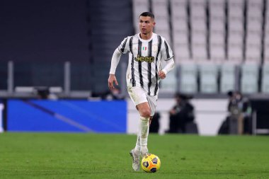 Torino, 22 Aralık 2020. Juventus Fc takımından Cristiano Ronaldo, Juventus Fc ve Acf Fiorentina arasındaki A serisi maçında 
