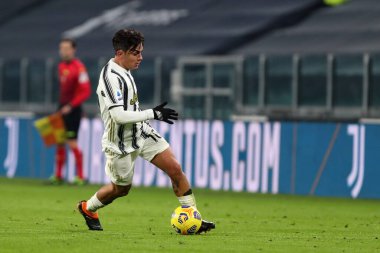 Torino, 03 Ocak 2021. Juventus Fc 'ten Paulo Dybala Serie A karşılaşmasında Juventus Fc ve Udinese Calcio arasında