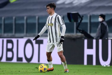 Torino, 03 Ocak 2021. Juventus Fc 'ten Paulo Dybala Serie A karşılaşmasında Juventus Fc ve Udinese Calcio arasında