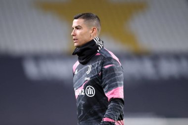Torino, 03 Ocak 2021. Juventus Fc 'ten Cristiano Ronaldo Serie A karşılaşmasında Juventus Fc ve Udinese Calcio arasında