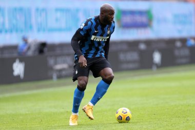 Milano, İtalya. 03 Ocak 2021. Fc Internazionale ve Fc Crotone arasında oynanan Serie A karşılaşmasında Fc Internazionale 'den Romelu Lukaku.