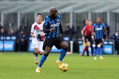 Milano, İtalya. 03 Ocak 2021. Fc Internazionale ve Fc Crotone arasında oynanan Serie A karşılaşmasında Fc Internazionale 'den Romelu Lukaku.
