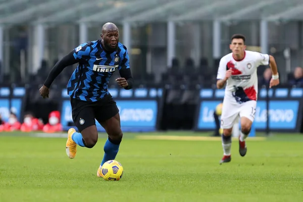 Milano Italië 03E Januari 2021 Romelu Lukaku Van Internazionale Tijdens — Stockfoto