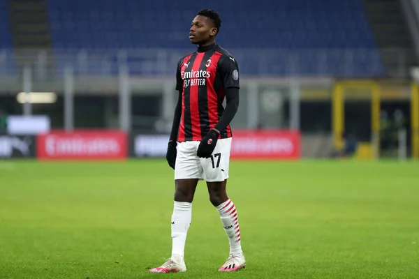 Milan Janvier 2020 Rafael Leao Milan Lors Match Coppa Italia — Photo