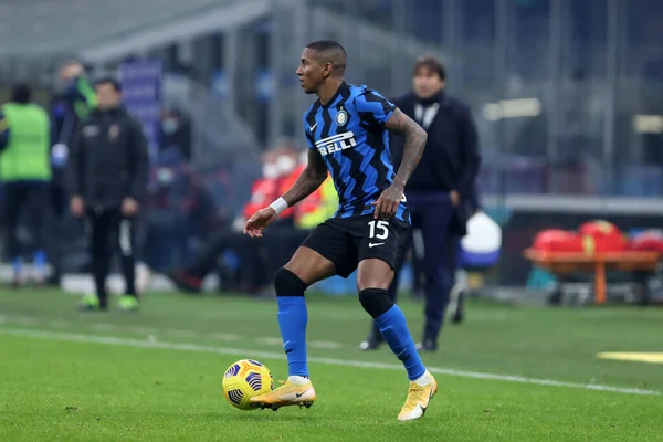 Milano Talya Ocak 2021 Internazionale Den Ashley Young Internazionale Juventus — Stok fotoğraf