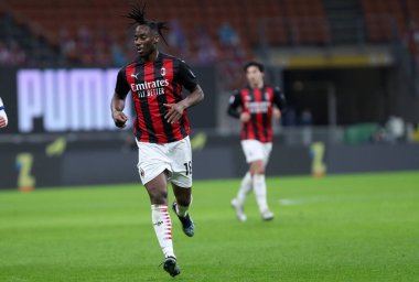 Milano, İtalya. 23 Ocak 2021 'de. Ac Milan 'dan Soualiho Meite, Ac Milan ve Atalanta Bergamasca Calcio arasında oynanan A karşılaşmasında.