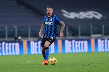 Torino, İtalya. 09. Piyade 2021. Fc Internazionale 'den Aleksandar Kolarov, Juventus Fc ve Fc Internazionale arasında oynanan Coppa Italia yarı final karşılaşmasında.