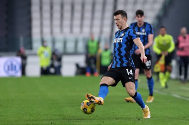 Torino, İtalya. 09. Piyade 2021. Fc Internazionale takımından İvan Perisiç, Juventus Fc ve Fc Internazionale arasında oynanan Coppa Italia yarı final karşılaşmasında.