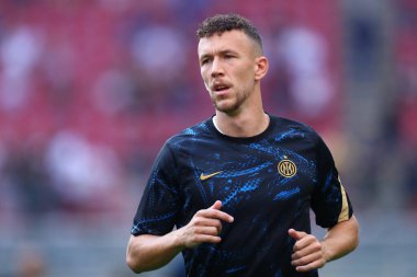 Milano, 21 Ağustos 2021. Fc Internazionale ile Cenova Cfc arasında oynanan Serie A karşılaşmasında Fc Internazionale 'den İvan Perisiç.