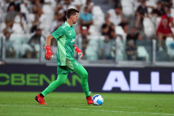 Torino Agosto 2021 Wojciech Szczesny Juventus Durante Amistoso Entre Juventus — Fotografia de Stock