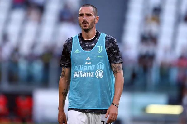 Turin Août 2021 Leonardo Bonucci Juventus Lors Match Amical Entre — Photo