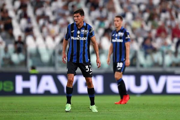 Torino Agosto 2021 Matteo Pessina Atalanta Bergamasca Calcio Durante Partido —  Fotos de Stock