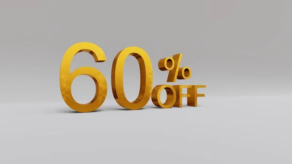 Percent Discount Rendering — Stock Photo, Image