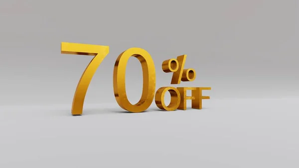 Percent Discount Rendering — Stock Photo, Image