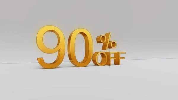 Percent Discount Rendering — Stock Photo, Image