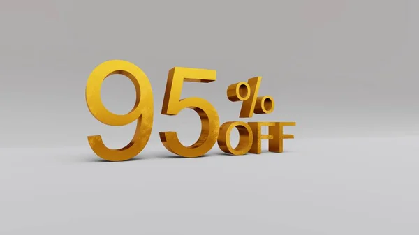 Percent Discount Rendering — Stock Photo, Image