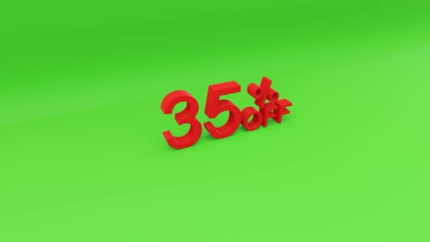 Sconto Sul Rendering — Video Stock