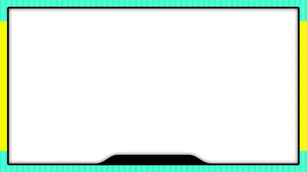 kopya alanı ve gölgeleri ile çekici renkli çerçeve