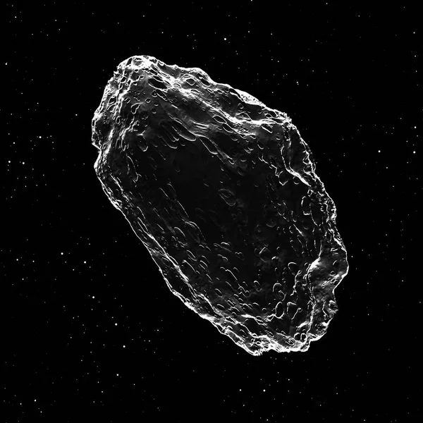 Asteroidul Tipic Oval Vechi Mulțime Daune Meteoritice Adăugați Puțin Scenelor — Fotografie, imagine de stoc