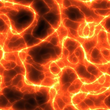 Renkli, parlak, yıldırımlı elektrik fırtınası, pürüzsüz doku. Açık turuncu, parlak, dijital arkaplan. Gök gürültüsü şimşek deseni