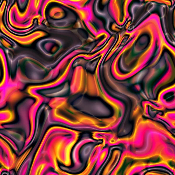 Abstract Colorful Dark Pink Yellow Iridescent Seamless Pattern — стоковое фото