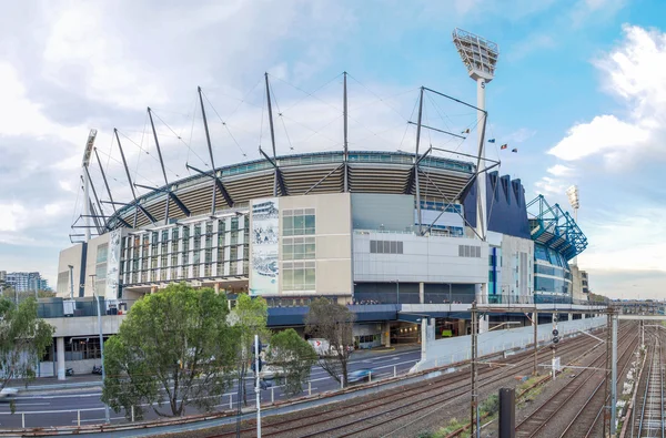 Melbourne, Australië - 31 mei 2014: De Melbourne Cricket Ground in Victoria, Australië. De Mcg is de grootste sportstadion in Australië. — Stockfoto