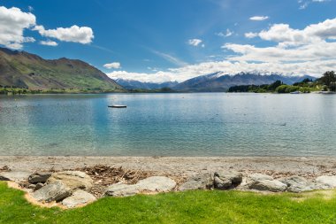 Göl Wanaka Güney Yeni Zelanda