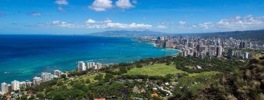 Kıyı şeridi Waikiki Beach Waikiki ve Honolulu lider