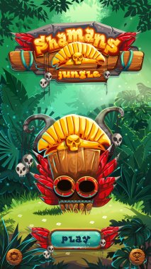 Jungle shamans mobile GUI play window
