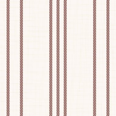 Burgonya kırmızısı ve bej renkli modern Fransız çiftlik evi desenleri. Kusursuz vektör arkaplanı. Keten, klasik mutfak kumaşı. Tekstil kurdele süsleme dokusu.