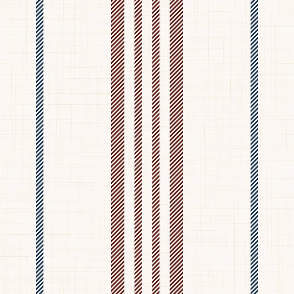 Mavi, bordo, kırmızı ve bej renkli modern Fransız çiftlik evi desenleri. Kusursuz vektör arkaplanı. Keten, klasik mutfak kumaşı. Tekstil kurdele süsleme dokusu.