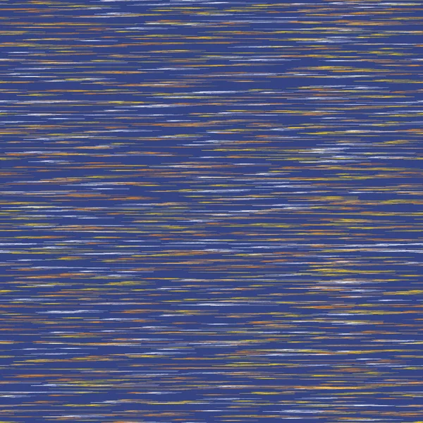 Motif Sans Couture Bleu Foncé Marl Triblend Textile Vecteur Bruyère — Image vectorielle