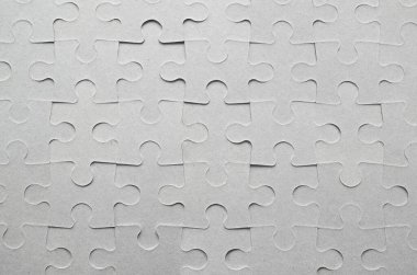 Tamamlanmış mukavva yapbozun çizimsiz arkaplanı. Boşluğu kopyala.