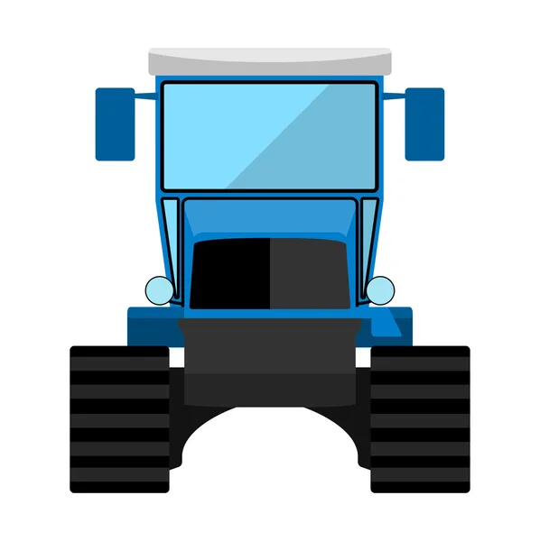 Tractor de oruga — Vector de stock