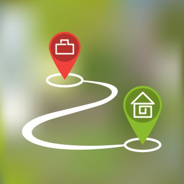 paragraflar ev ile eğri yol ve iş