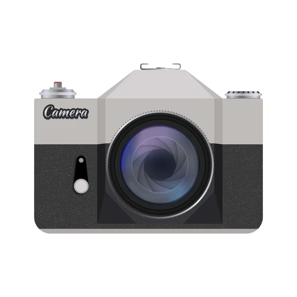 ベクトルのレトロなスタイルのカメラ — ストックベクタ