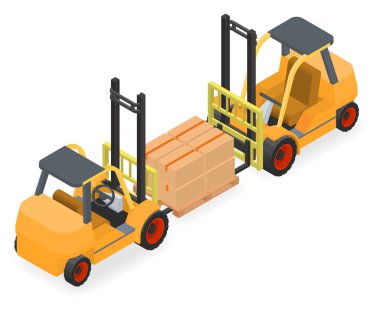 Stapler ile karton kutular palet yükseltmek