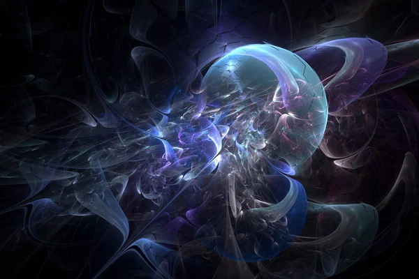 Fantastik dünya futuristik arka plan