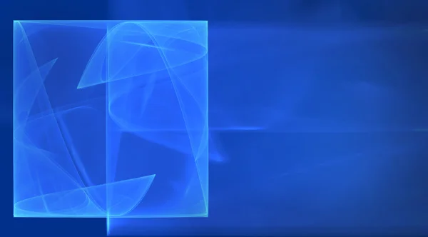 Mavi geometrik arka plan afiş için