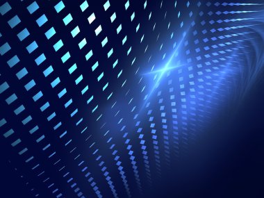 Mavi fütüristik arka plan